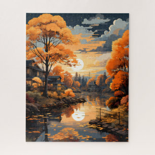Autumn Lake Jigsaw Puzzle