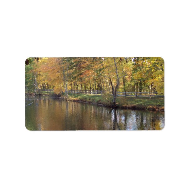 Autumn Lake Label (Front)