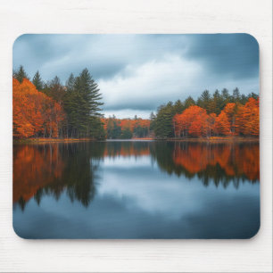 Autumn Lake Mouse Mat