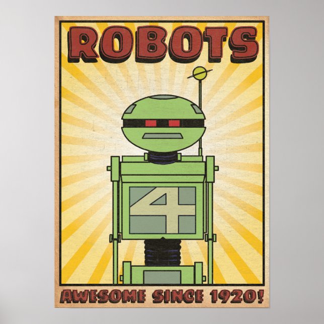 Autumn Lake "ROBOT" Poster (Front)