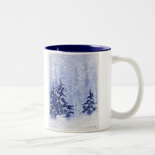 Autumn Lake "WINTER PINES" Coffee Mug