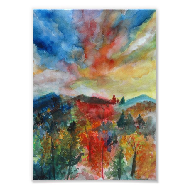 Autumn Landscape Art  Professional Photo Paper (Front)