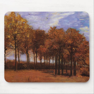 Autumn Landscape by Vincent van Gogh Mouse Mat