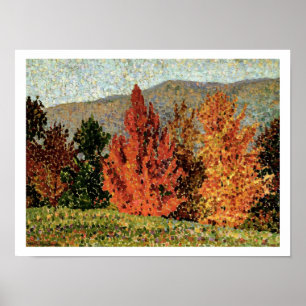 Autumn Landscape, c.1903 (oil on canvas) Poster