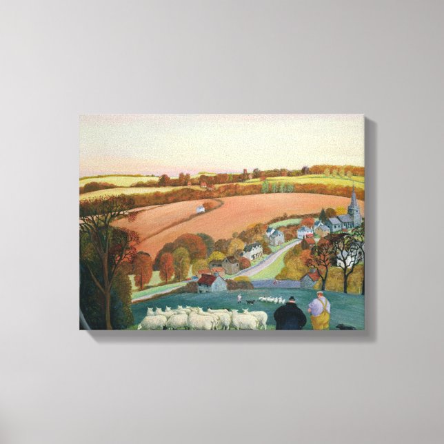 Autumn Landscape Canvas Print (Front)