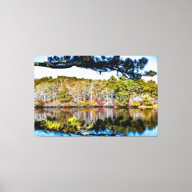 Autumn landscape  canvas print (Front)