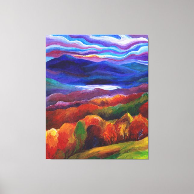 Autumn Landscape Fantasy Wall Art (Front)