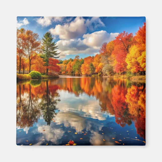 Autumn Landscape Magnet (Front)