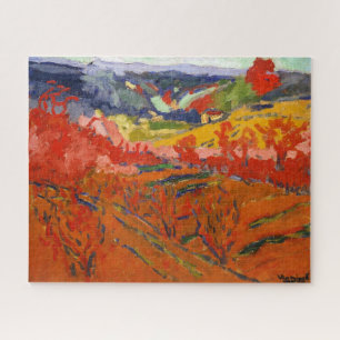 Autumn Landscape Maurice de Vlaminck Jigsaw Puzzle