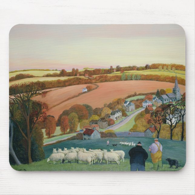 Autumn Landscape Mouse Mat (Front)