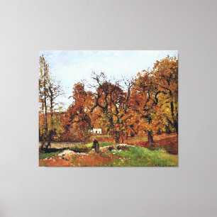 Autumn Landscape, Near Pontoise, Canvas Print