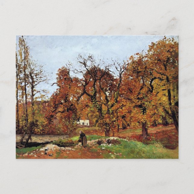 Autumn Landscape, Near Pontoise, Postcard (Front)