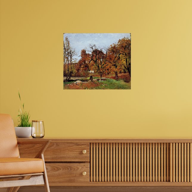 Autumn Landscape, Near Pontoise, Poster (Living Room 2)
