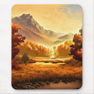 Autumn Landscape Painting-68754 Mouse Mat
