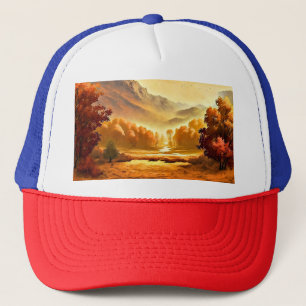 Autumn Landscape Painting-68754 Trucker Hat