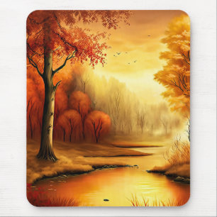 Autumn Landscape Painting-87546 Mouse Mat