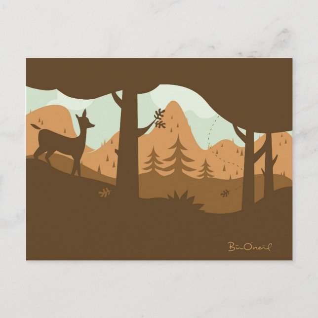 Autumn Landscape Postcard (Front)