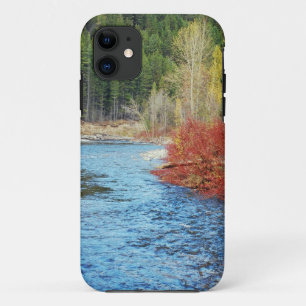 Autumn landscape print iphone case