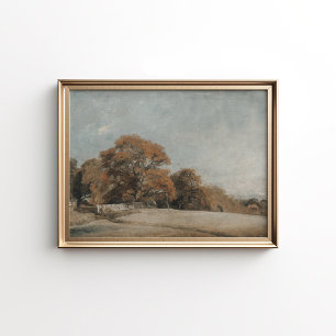 Autumn Landscape Print, Neutral PRINTABLE Art, Fal Poster