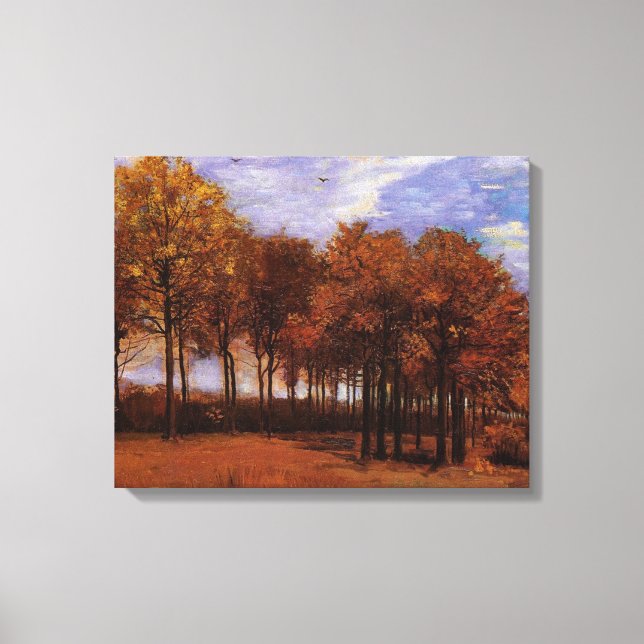 Autumn Landscape, Vincent van Gogh Canvas Print (Front)