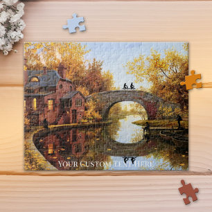 Autumn Landscape with River Puzzle