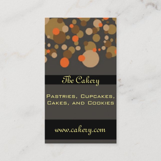 Autumn Lantern Business Cards (Front)