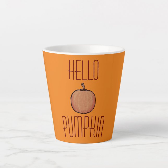 Autumn latte mug by Elevated Threat (Front)