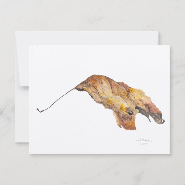 Autumn Leaf 2020 - Blank Card (Front)