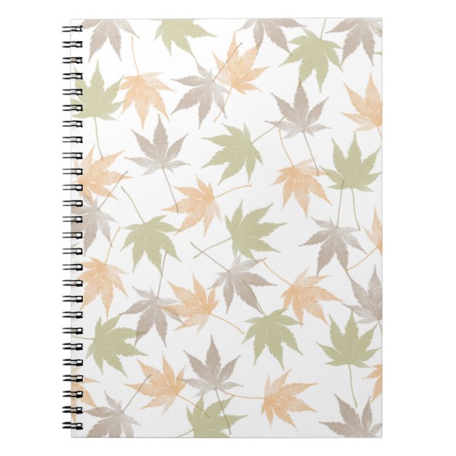 Autumn leaf beauty notebook (Front)