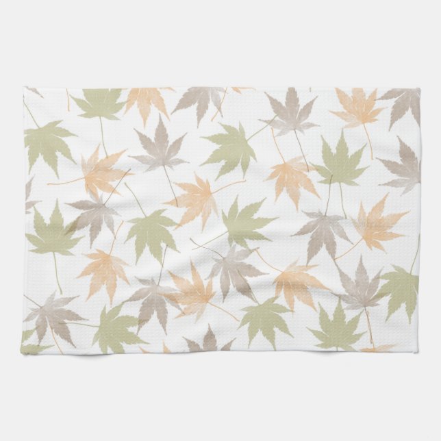 Autumn leaf beauty tea towel (Horizontal)