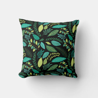 Autumn Leaf Botanical Throw Pillow