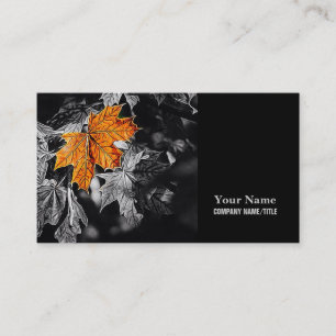 Autumn Leaf Business Card