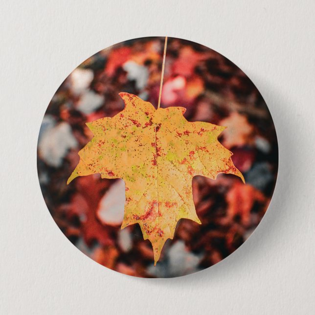 Autumn Leaf Button (Front)