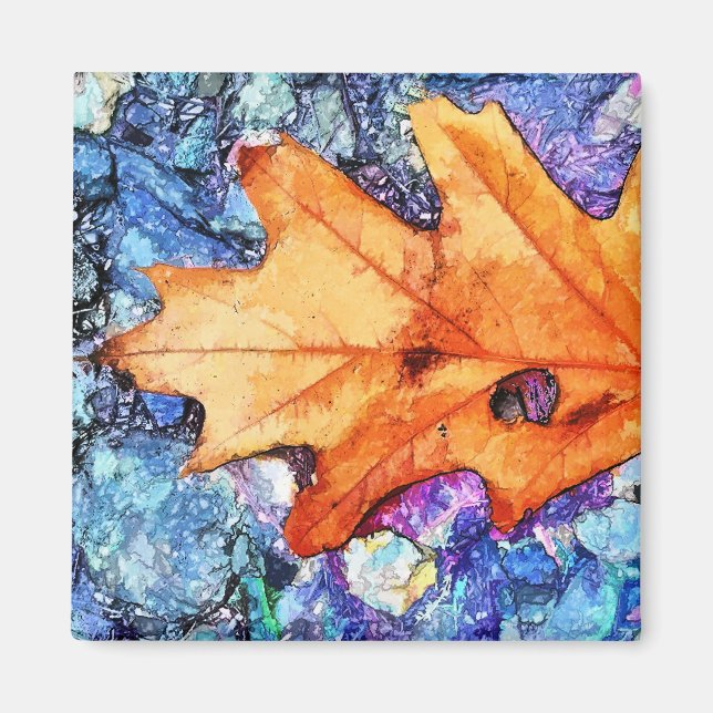 AUTUMN LEAF MAGNET (Front)