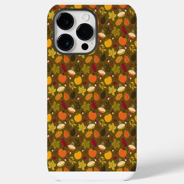 Autumn Leaf Pattern iPhone Case (Back)