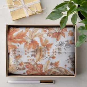 Autumn Leaf Pattern Tissue Paper