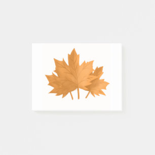 Autumn Leaf Post-it Notes
