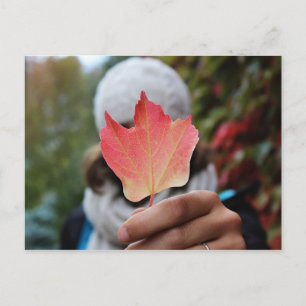 Autumn Leaf postcard