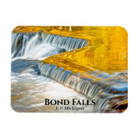 Autumn Leaf Reflections Bond Falls Waterfalls
