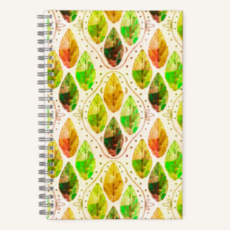 Autumn Leaf Spiral Notebook
