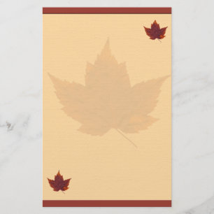 Autumn Leaf Stationery