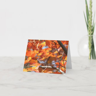 Autumn Leaves 2 Card