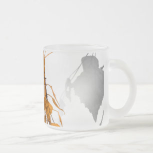 Autumn Leaves 2 Frosted Glass Coffee Mug