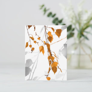 Autumn Leaves 2 Holiday Postcard