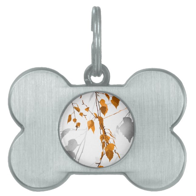 Autumn Leaves 2 Pet ID Tag (Front)