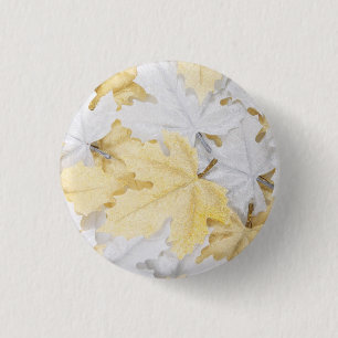 Autumn Leaves 3 Cm Round Badge