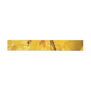 Autumn Leaves 3 Wrap Around Label
