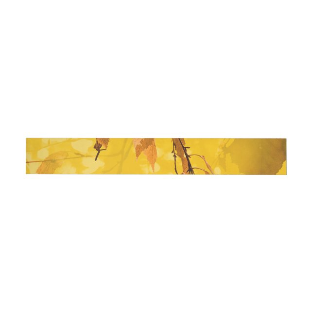 Autumn Leaves 3 Wrap Around Label (Individual)