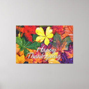 Autumn Leaves 5 Wrapped Canvas