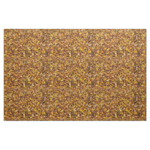Autumn Leaves Abstract Fabric